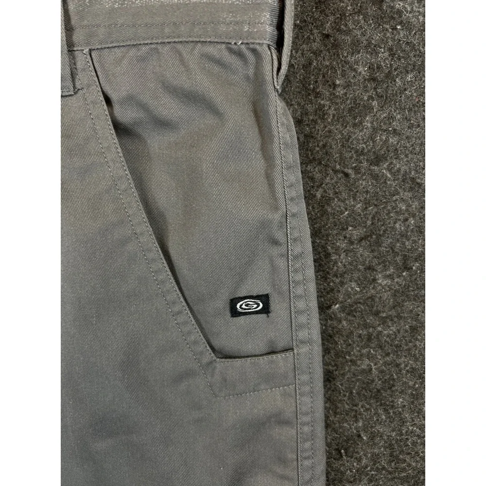 VTG Gotcha Mens Cargo Shorts Gray Size 33 Y2K Baggy Outdoor Pockets Multi-Pocket